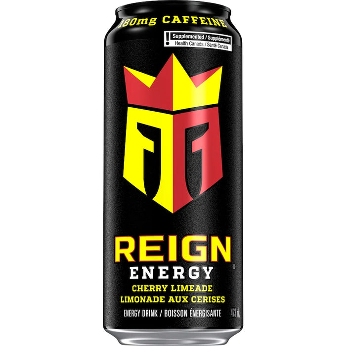 Reign Energy Drink – Cherry Limeade, Zero Sugar Performance Beverage (473ml)