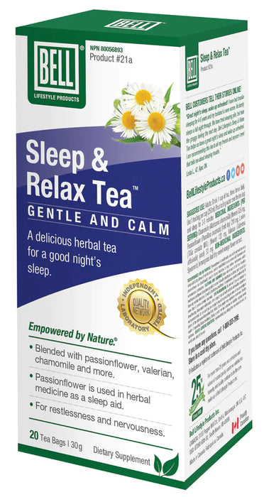 #21A Sleep And Relax Bell Lifestyle Teas 20 Tea Bags