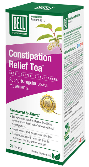 #21B Constipation Relief Bell Lifestyle Teas 20 Tea Bags