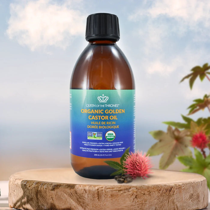 Queen Of The Thrones Organic Golden Castor Oil  250ml