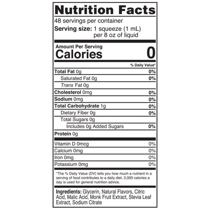 SweetLeaf Water Drops, Peach Mango 48ml