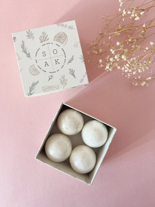 Soak Bath Co. Mini Bath Bomb Gift Box – Relaxing Aromatherapy Set (300g)