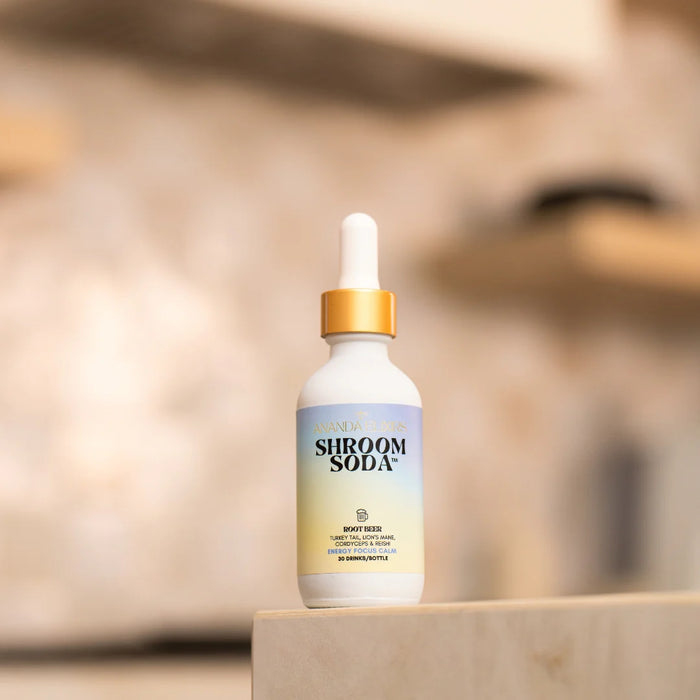 Ananda Elixirs Shroom Soda Root Beer – Functional Mushroom Beverage (60ml)