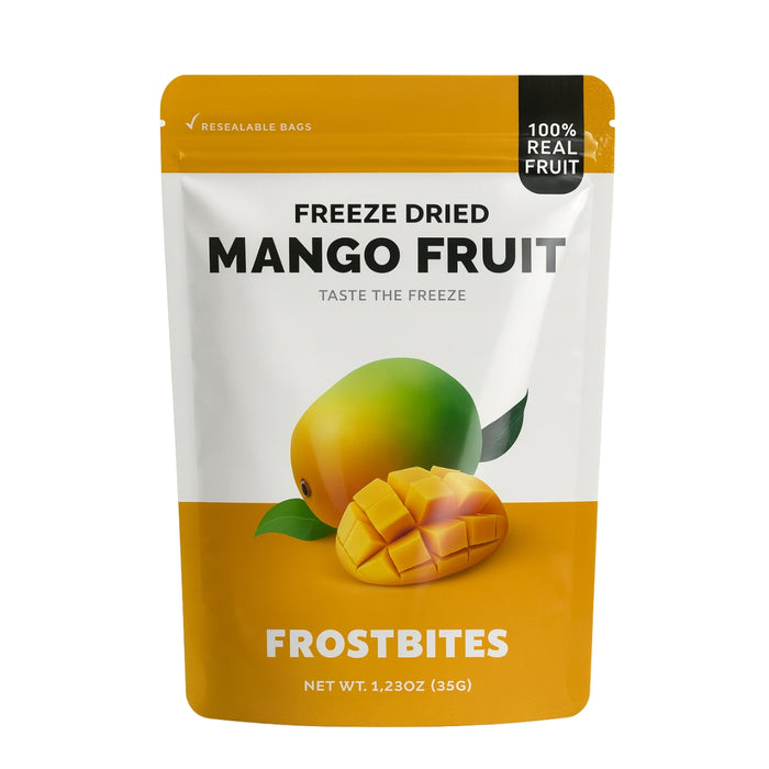 Frostbites Freeze Dried Mango – Crunchy Tropical Fruit Snack (35g)