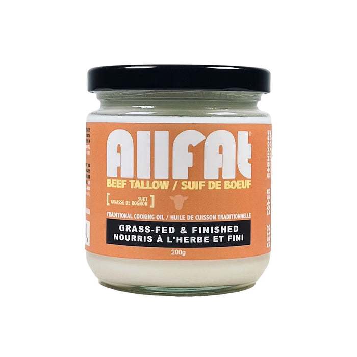 Allfat Beef Tallow Traditional Cooking Oil - Grass-Fed & Finished 200g