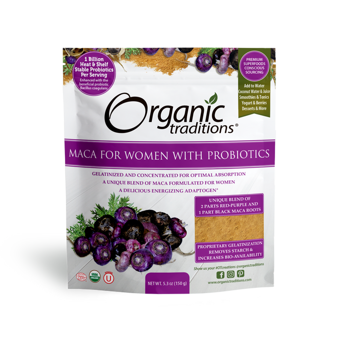Organic Traditions - MACA for Women with Probiotics 150g