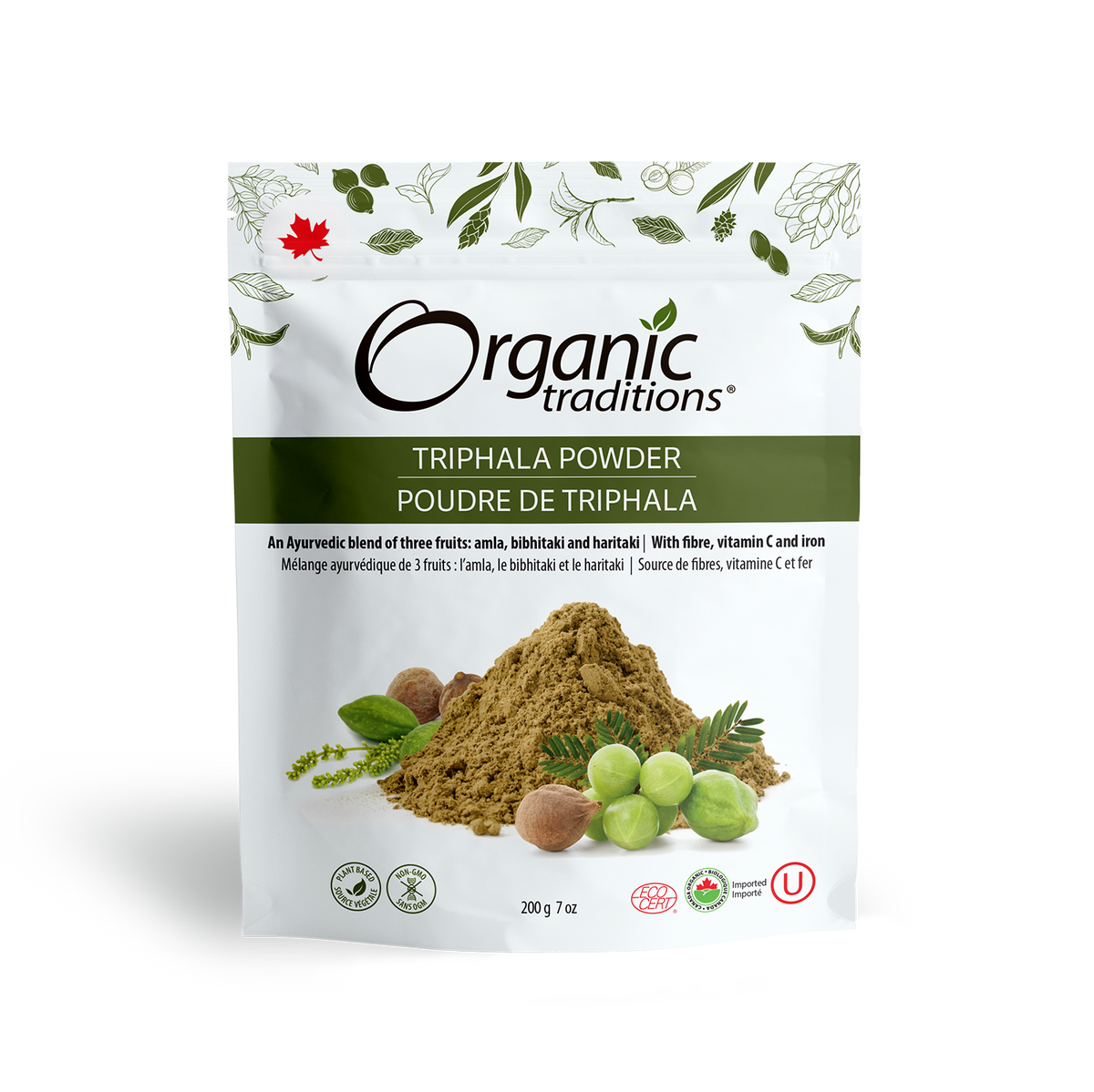 Organic Traditions Triphala Powder 200g — Aura Natural Market