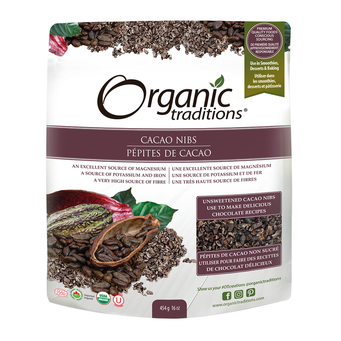 Organic Traditions Cacao Nibs 454g