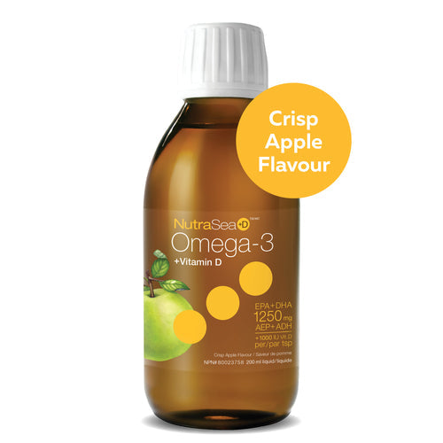 NutraSea Omega-3 + Vitamin D (Crisp Apple) 200ml