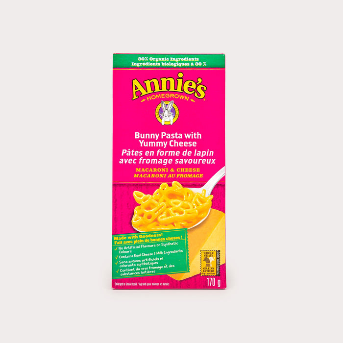 Annie's Mac and Cheese - Bunny Pasta and Cheddar 170g