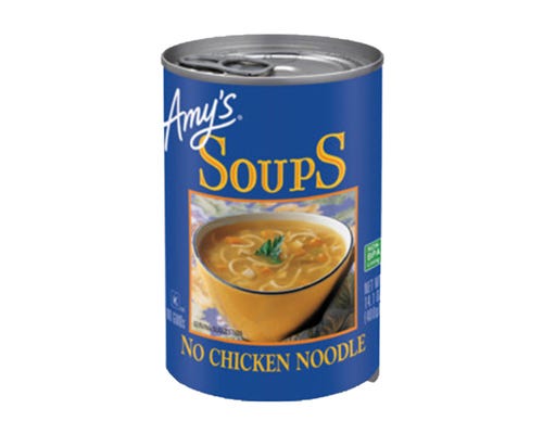 Amy's Organic Soups - No Chicken Noodle 398ml