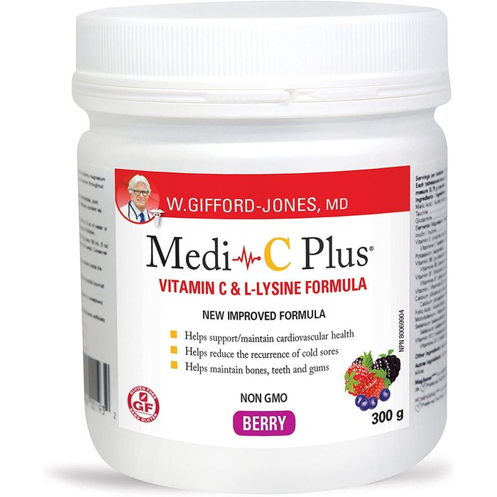 Medi-C Plus with Magnesium Powder (Berry) 300g