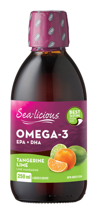 Sea-Licious Omega-3 Oil Tangerine Lime 250 ML