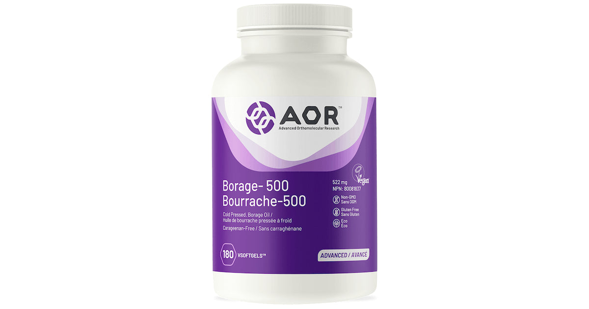 AOR Borage-500 Oil 180 Vegecaps