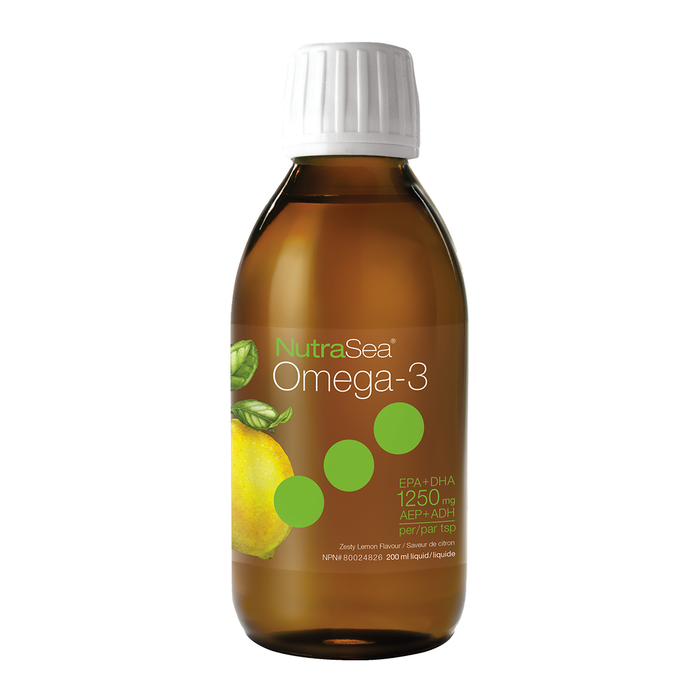 NutraSea Omega-3 Zesty Lemon 200ml