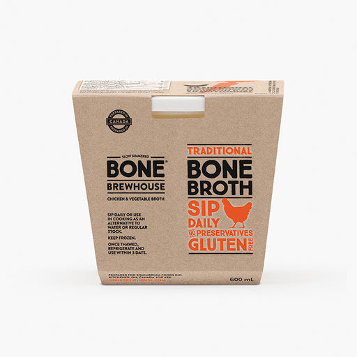 Bone Brewhouse Chicken & Veggie Bone Broth 600ml