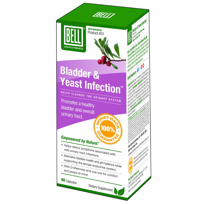 Bell #31 Bladder & Yeast Infection Cleanse 60 Capsules