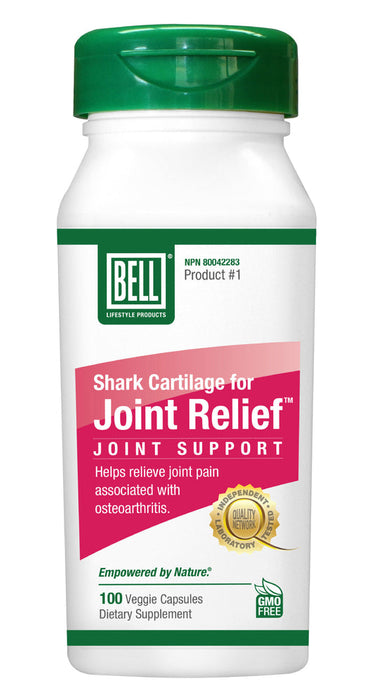 Bell Lifestyle #1 Shark Cartilage For Joint Relief 100 Capsules