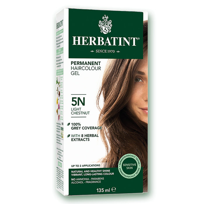 Herbatint Permanent Hair Colour (5N - Light Chestnut) 135ml