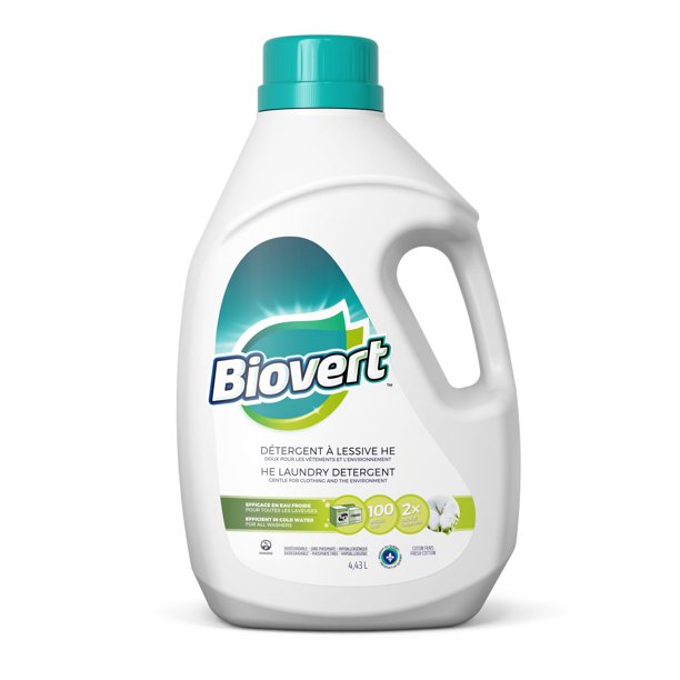 Biovert Laundry Detergent - Cotton Fresh - Cotton Fresh 4.43l