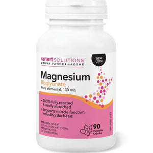 Smart Solutions Lorna Vanderhaeghe Magnesium Bisglycinate Supports Healthy Muscle Function 90 Vegecaps