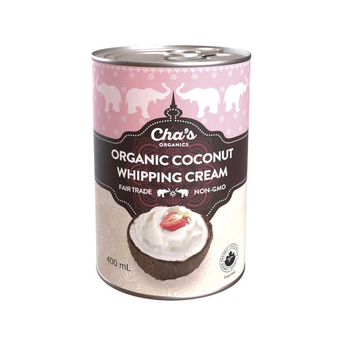 Cha's Organics Organic Coconut Whipping Cream 400ml