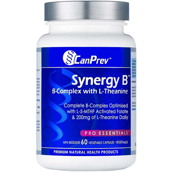 CanPrev - Synergy B-complex with L-Theanine 60 Vegecaps