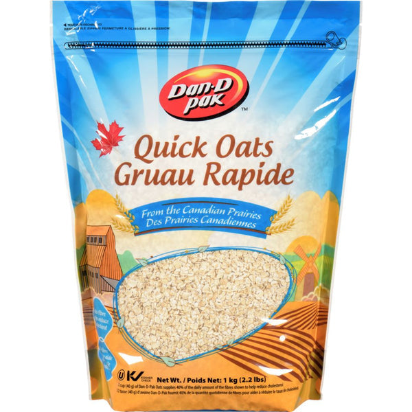Dan-D-Organic Oats - Quick Oats 2kg