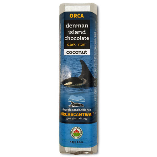 Denman Organic Chocolate Bars - Coconut Orca 44g