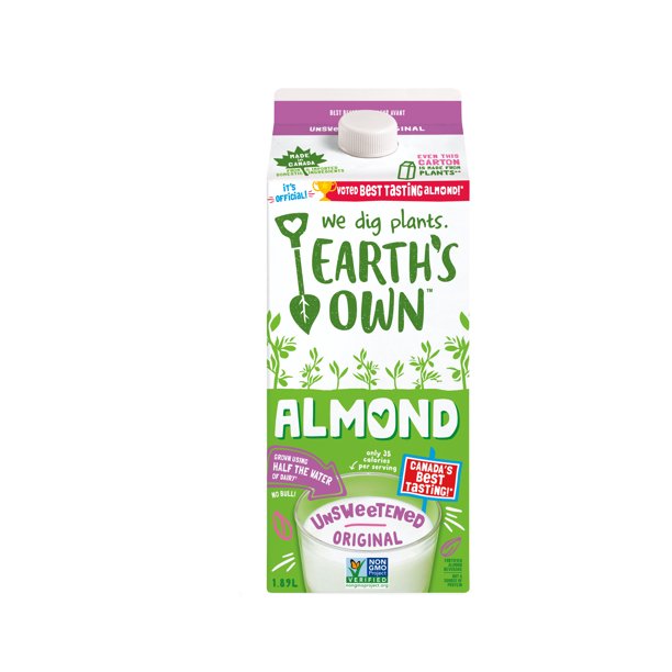 Earth's Own Original Almond Beverage 1.89l