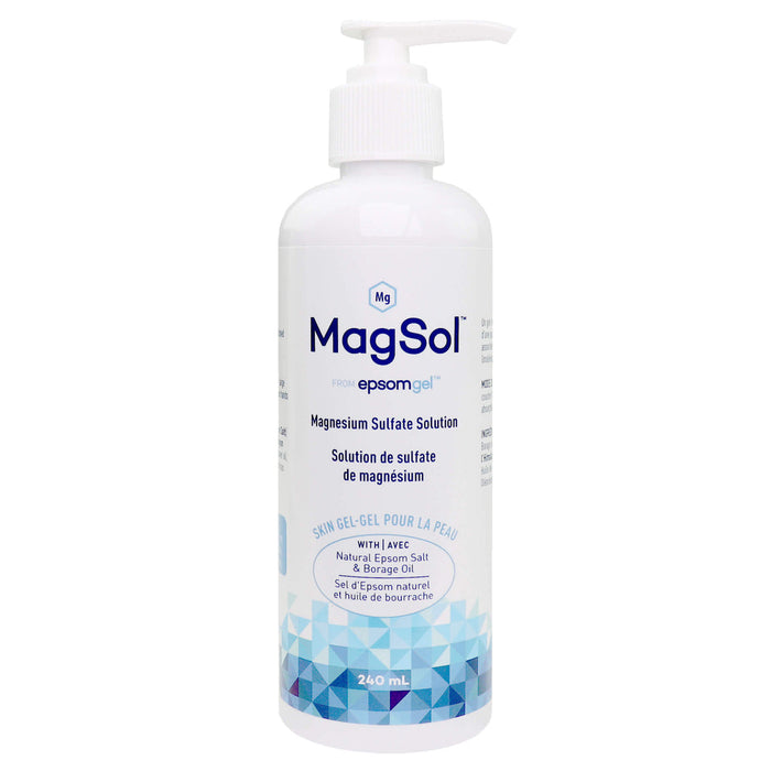 MagSol from Epsomgel Magnesium Sulfate Solution Skin Gel 240ml
