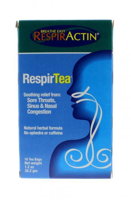 Breathe Easy RespirActin RespirTea 16 Tea Bags