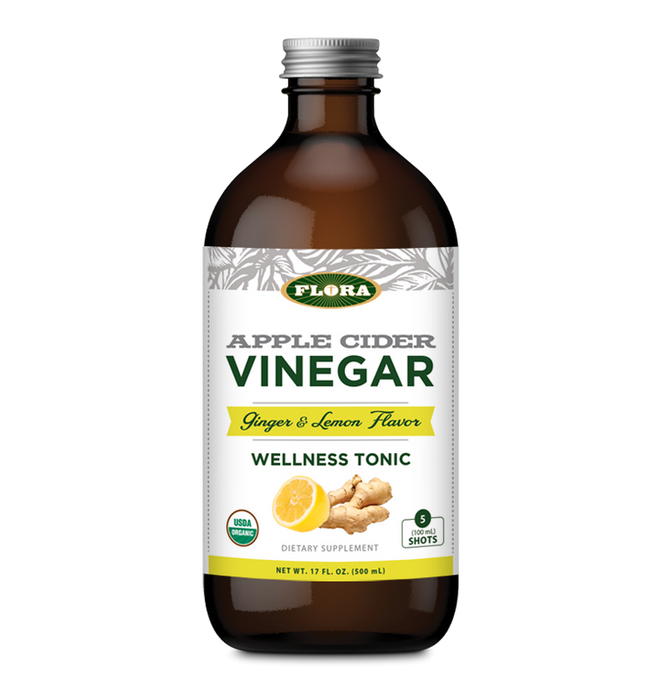 Flora Apple Cider Vinegar Wellness Drink (Ginger & Lemon) 500ML