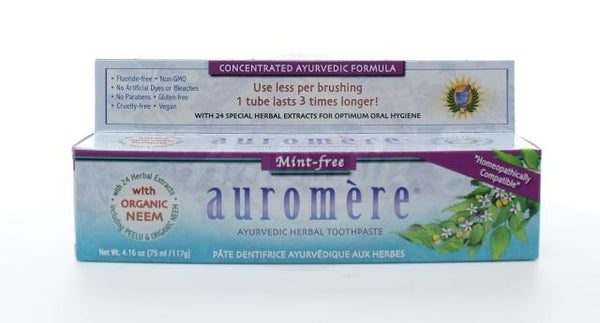 Auromere Mint-Free Herbal Toothpaste 75ML