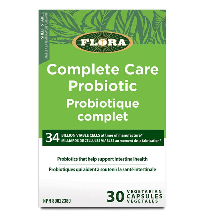 Flora Complete Care Probiotics (34Billion) 30 VEGCAPS