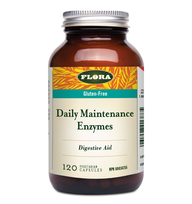 Flora Daily Maintenance Enzymes 120 Vegecaps