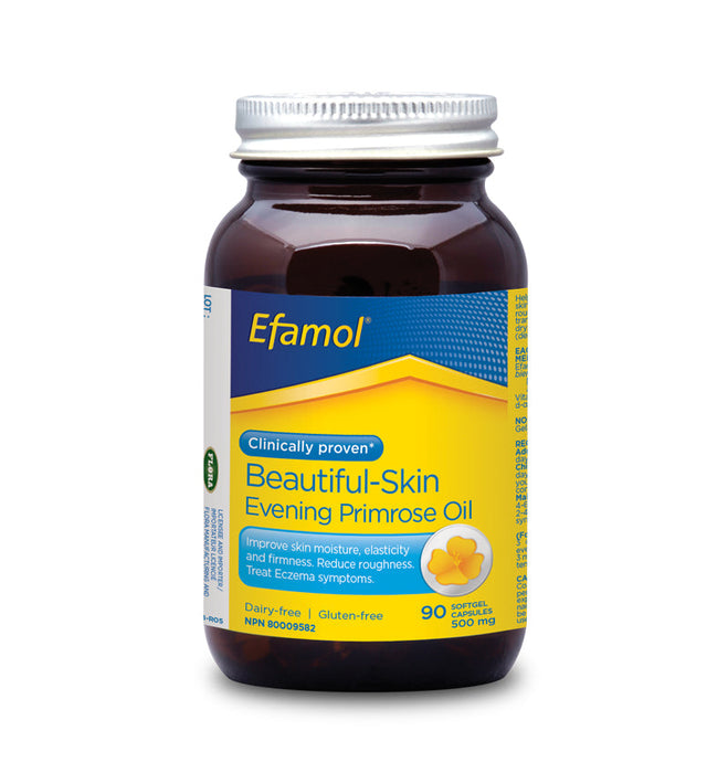 Efamol Beautiful-Skin Evening Primrose Oil 500mg 90 Softgels