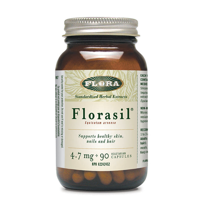 Flora Florasil Supports Healthy Skin, Nails and Hair 90VEGCAP