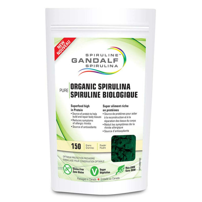 Spirulina Gandalf - 100% Pure Organic Spirulina 150G