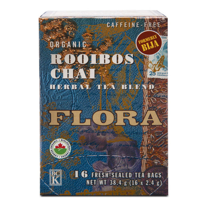 Rooibos Rejuvenating Flora Herbal Teas - Organic 16 Tea Bags