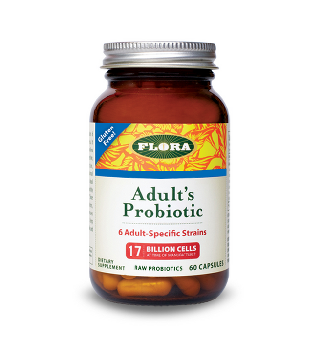 Flora Adult's Probiotic (17Billion) 60 VEGCAP