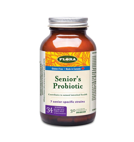 Flora Senior Probiotic 34 Billion 30vcaps