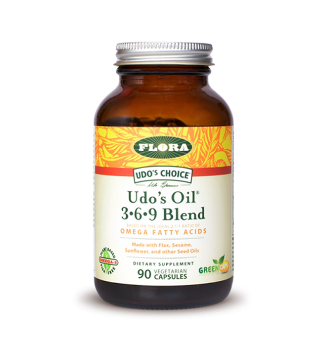 Flora Udo's Oil Omega 3+6+9 Blend 90 Softgels