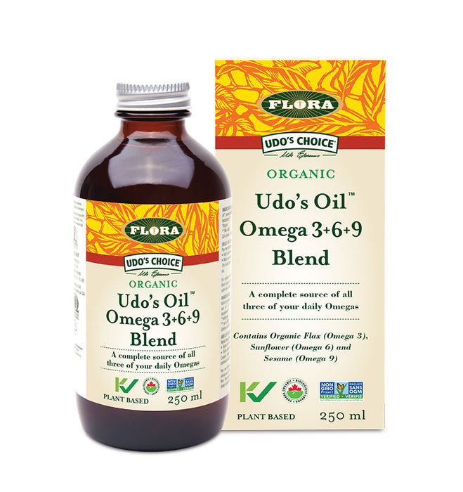 Flora Organic Udo's Oil Omega 3+6+9 Blend 250ML