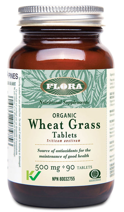 Flora Organic Wheat Grass 90TABS
