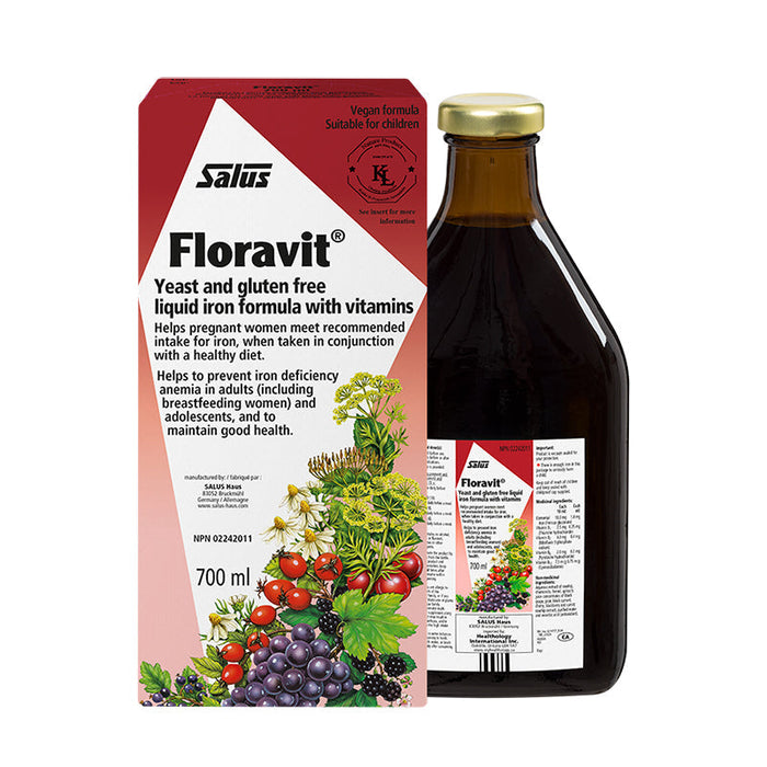 Salus Floravit Yeast and Gluten Free Liquid Iron Formula 700ML