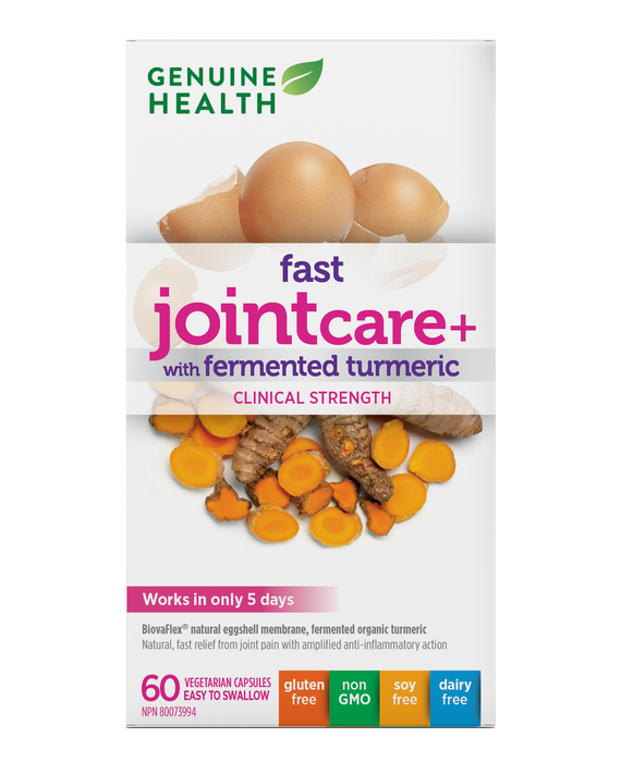 Genuine Health Fast Jointcare+ with Fermented Turmeric (Clinical Strength) 60 Vegecaps