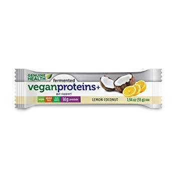 Genuine Health Fermented Veganproteins+ Bars - Lemon Coconut 55g