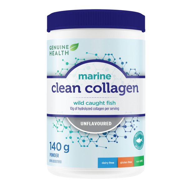Genuine Health Marine Clean Collagen Wild Caught Fish Unflavoured 140g