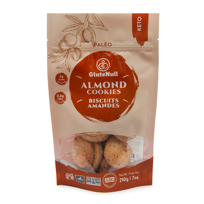 GluteNull Gluten Free Vegan Cookies - Almond 210g